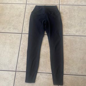 Tesla black leggings skinny with a thick waist band small